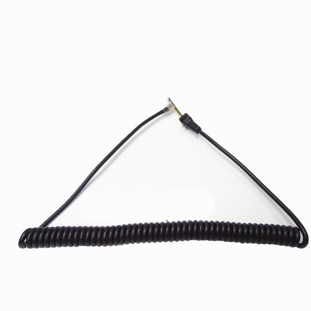6 Pin Handheld Microphone Spring Cable Cord Wire For Yaesu MH-48A6J MH-42B6J