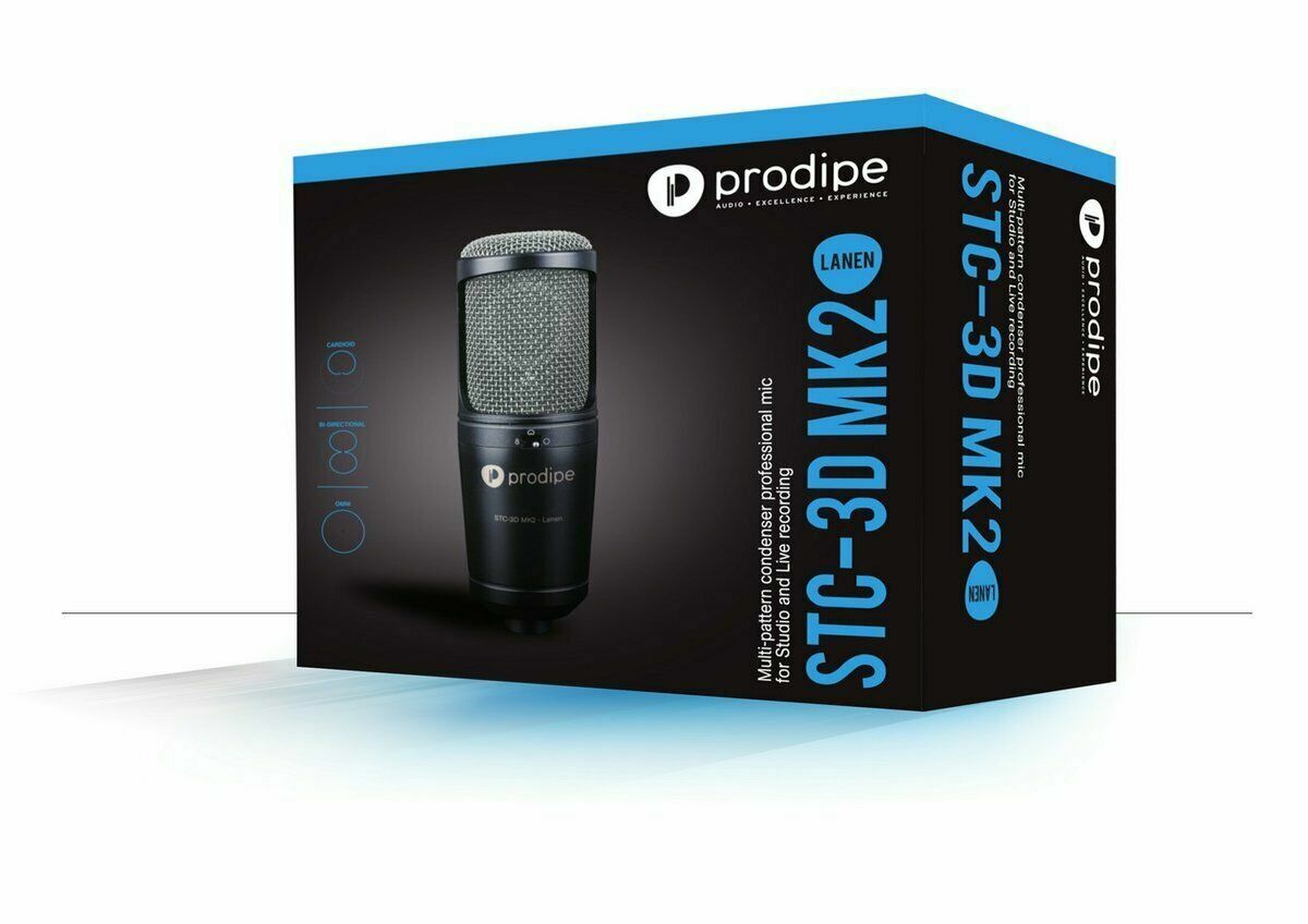 NEW PRODIPE PROFESSIONAL MICROPHONE VOCAL LIVE STUDIO STC 3D MK2 PROSTC3DMK2