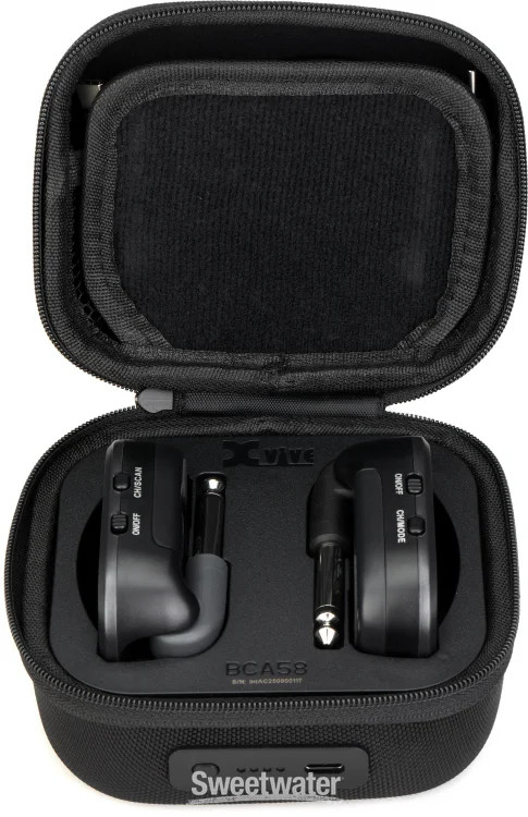 Xvive AC58 Wireless Guitar System with Charging Case – Gray