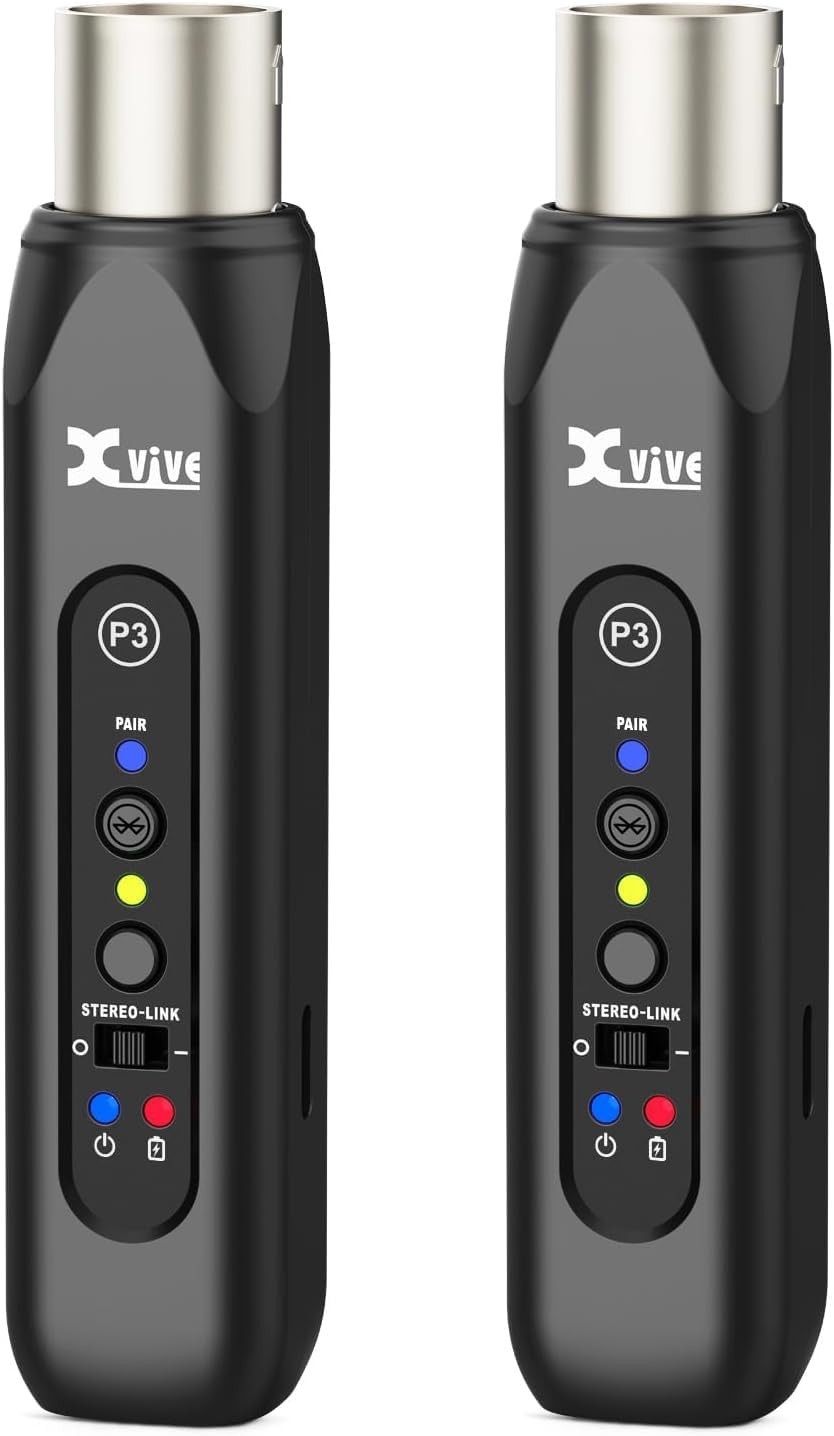 P3D Wireless XLR Bluetooth Receiver Bluetooth for Mixer, Active PA Systems,DJ…