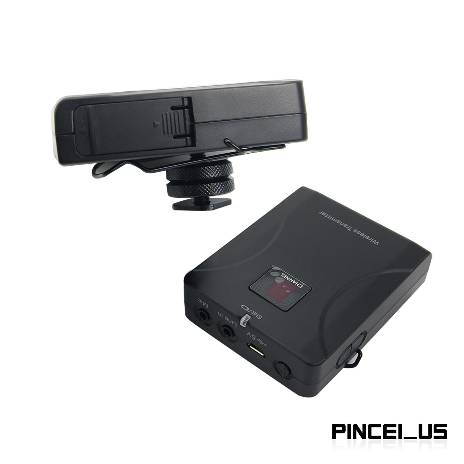 8 Channel UHF Wireless Microphone Wireless MIC For DSLR Camera Smartphone pe66