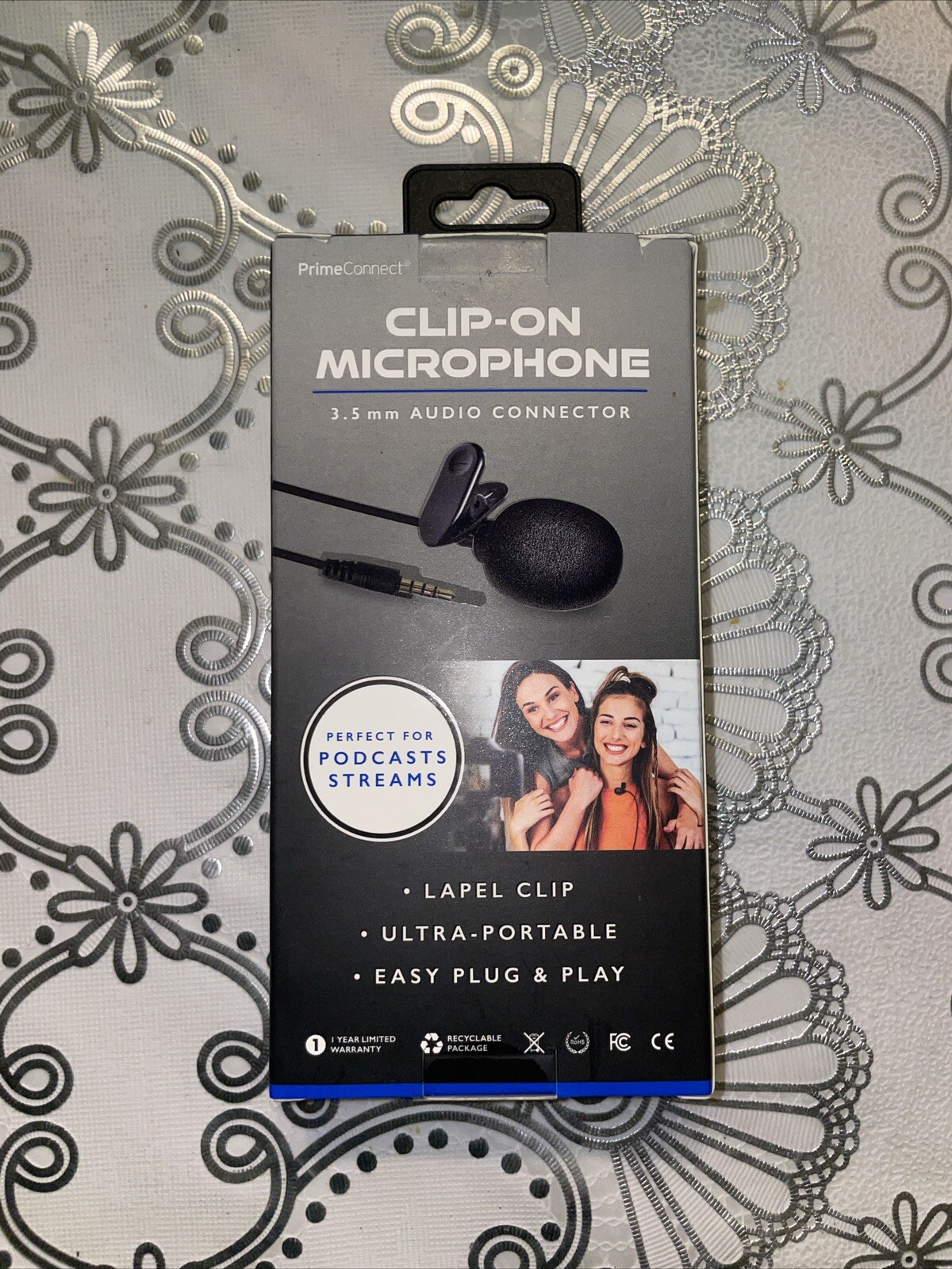 Mini Clip-on Ultra-Portable Wired Microphone