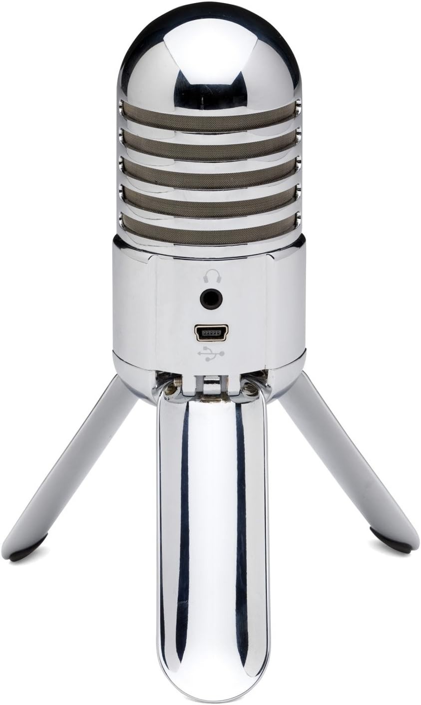 Meteor Mic: Chrome USB Condenser for Exceptional Audio & Ultimate Portability