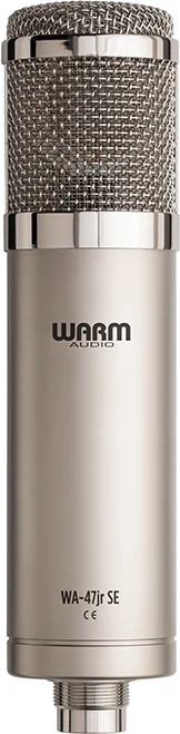 Warm Audio WA-47JR-SE Large-Diaphragm Cardioid Condenser Microphone – Black