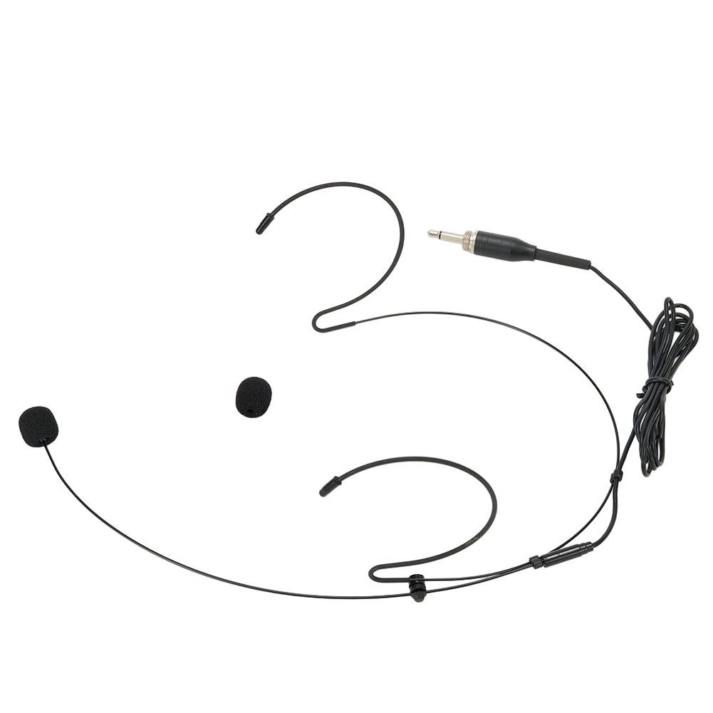 3.5MM Double Earhook Headset Mic Headworn Microphone For Shure-Wireless