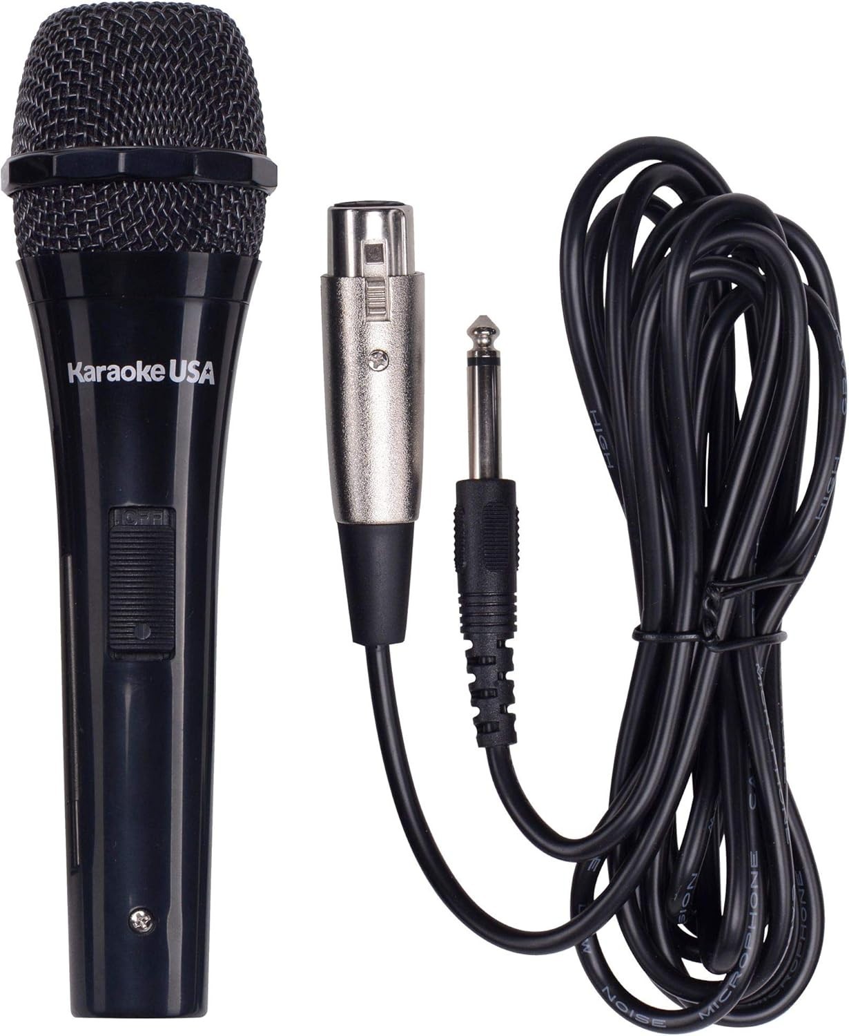 Dynamic Microphone Professional XLR Detachable Cord Karaoke Amplifier