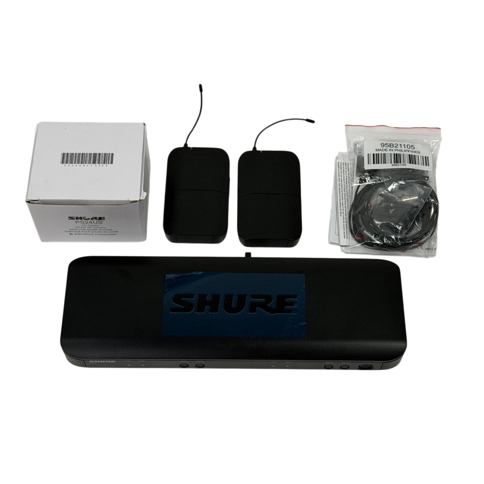 Shure BLX188/CVL Wireless Microphone Lavalier Dual Channel Receiver H9 Authentic