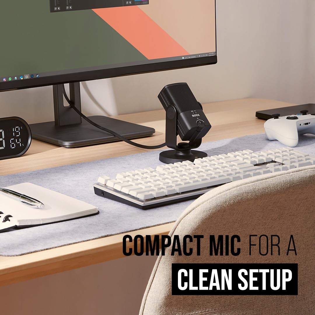 RØDE NT-USB Mini Versatile Studio-quality Condenser USB 4.25, Black