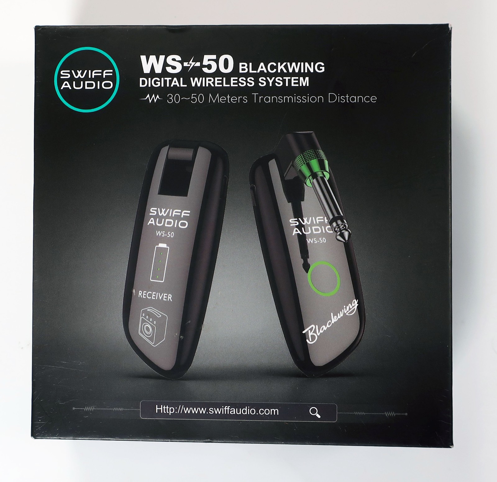 Swiff Audio WS-50 Guitar Blackwing Digital Wireless System Transmitter Receiver