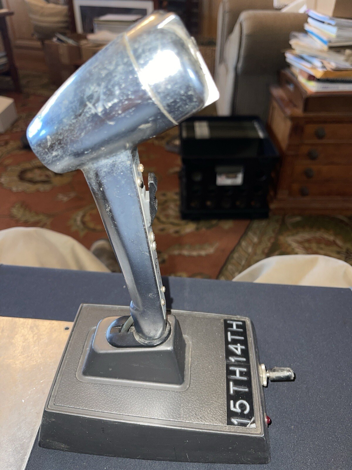 1960 Altec 687B dynamic microphone Has Shure Bottom Neat Old Mic Harmonica ?