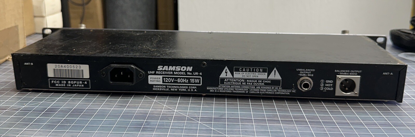 Samson UR-4 UHF Wireless Receiver – A-4 950.000 MHz