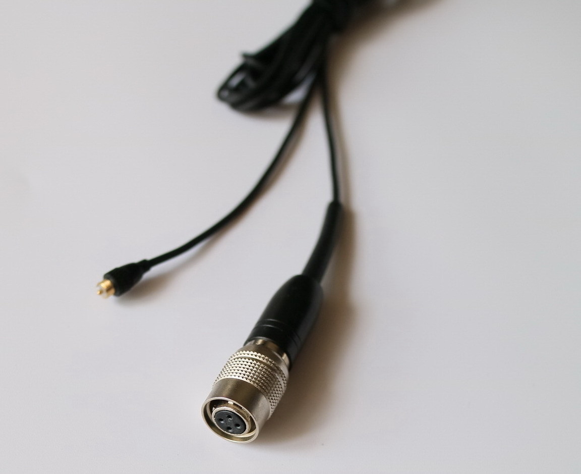MICWL Ear Loop Face Headset Microphone For Audio-Technica Wireless Detachable