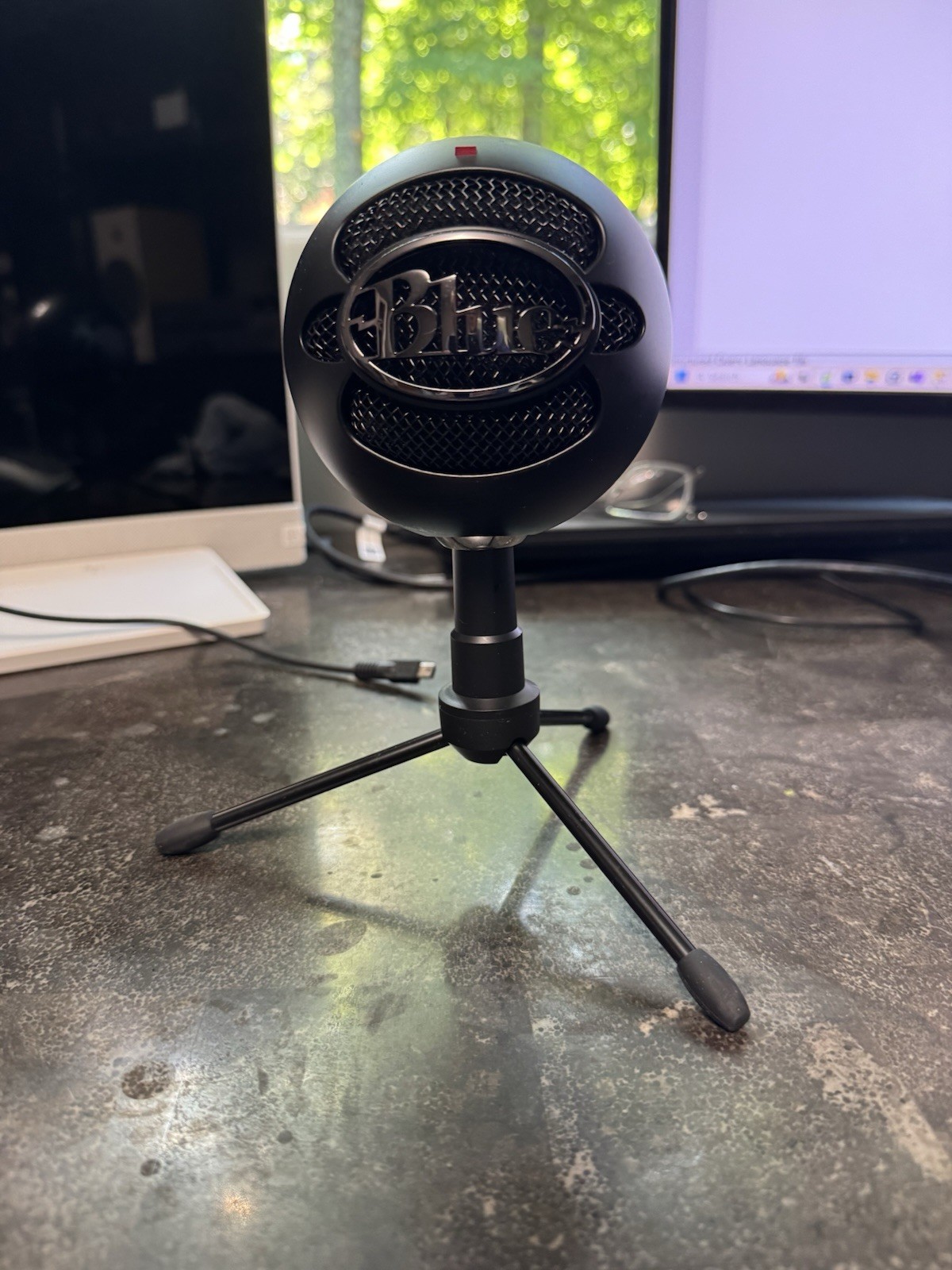 Blue Snowball iCE USB Mic for Recording & Streaming on PC & Mac – Black