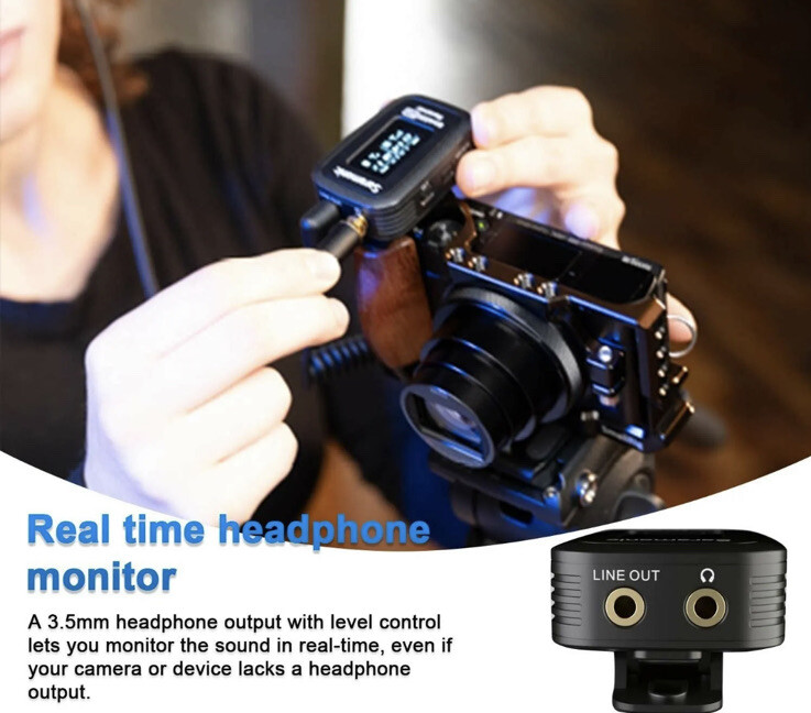 Saramonic Blink 500 Pro B2 Advanced 2.4 GHz 2-Person Wireless Clip-On Mic System