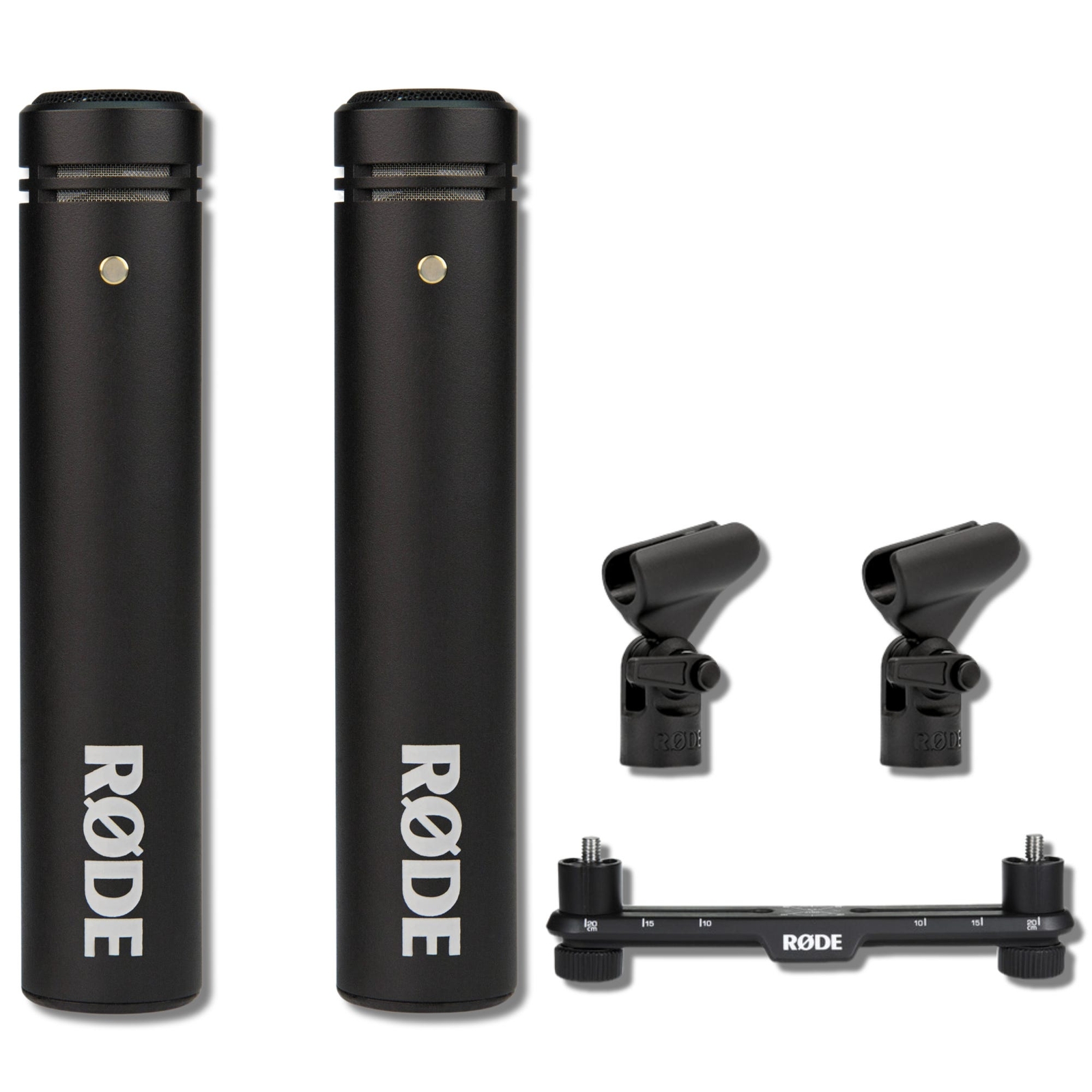 Rode M5 Matched Pair Mics + SB20 Stereo Array Spacing Bar