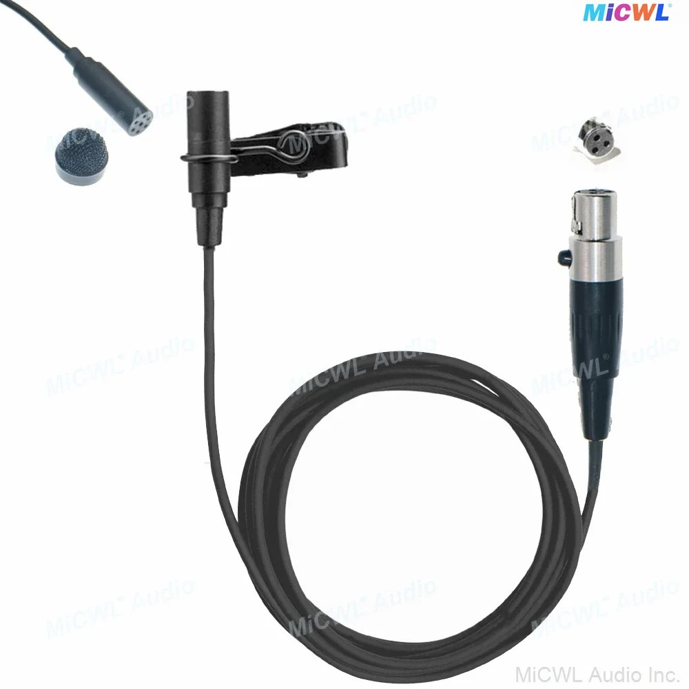 High Quality MKE2 Lavalier Lapel Microphone for Shure Sennheiser AKG Samson