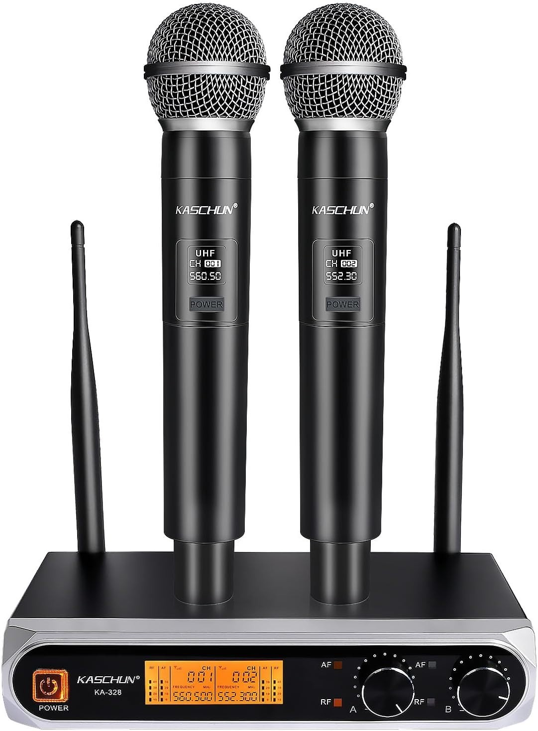 Wireless Handheld Microphone 2 Pack 200ft Range Noise Reduct