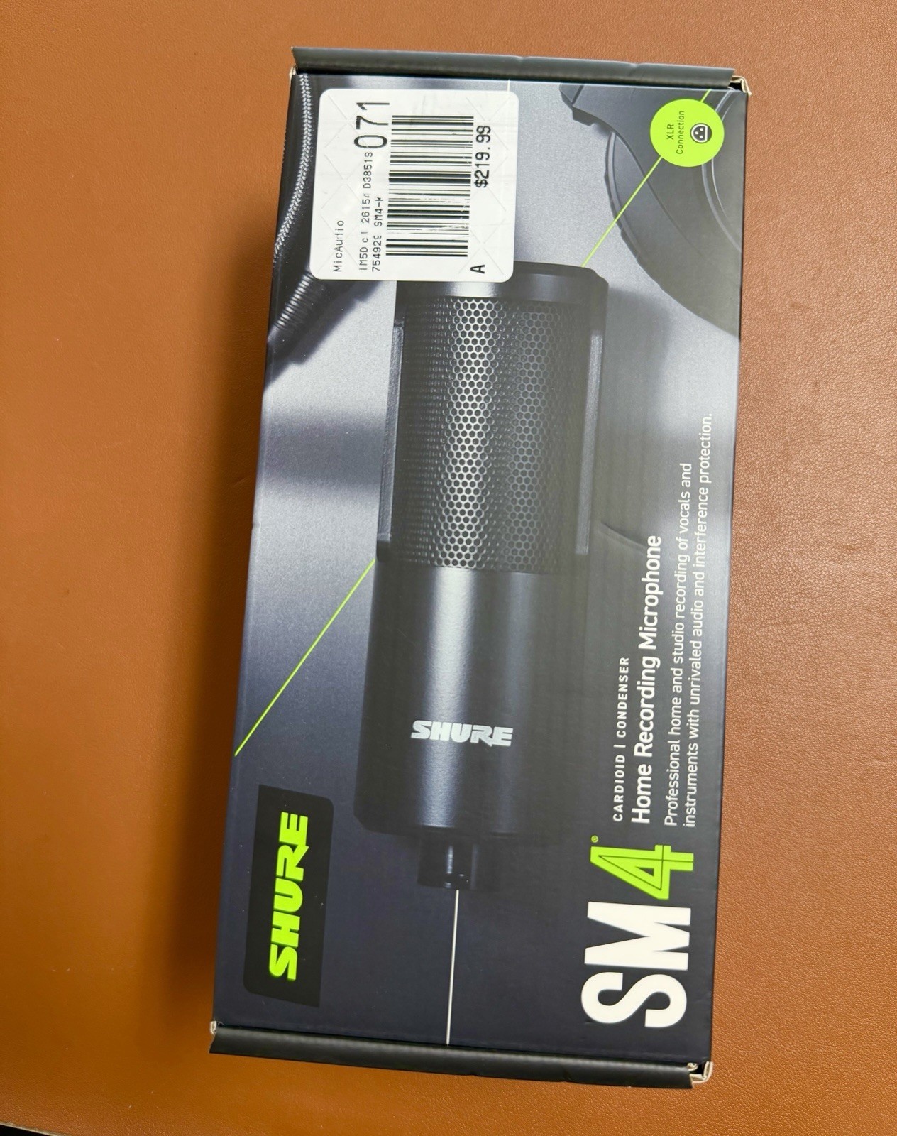 Shure SM4 Home Recording Microphone – Brand New Sealed