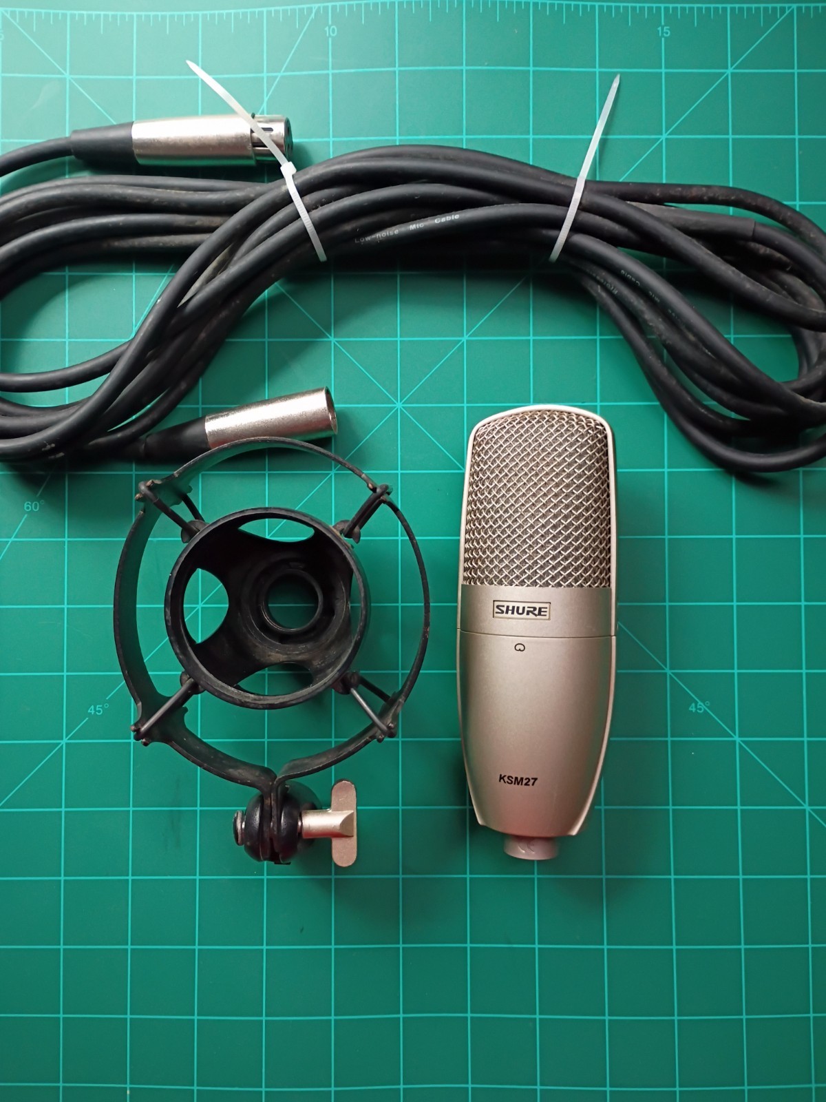 Shure KSM27 Cardioid Condenser Microphone with Shock Mount