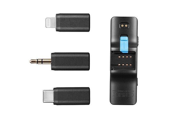 BOYA BOYALINK A2 Wireless Lavalier Microphone Mini Mic for iPhone Camera Android