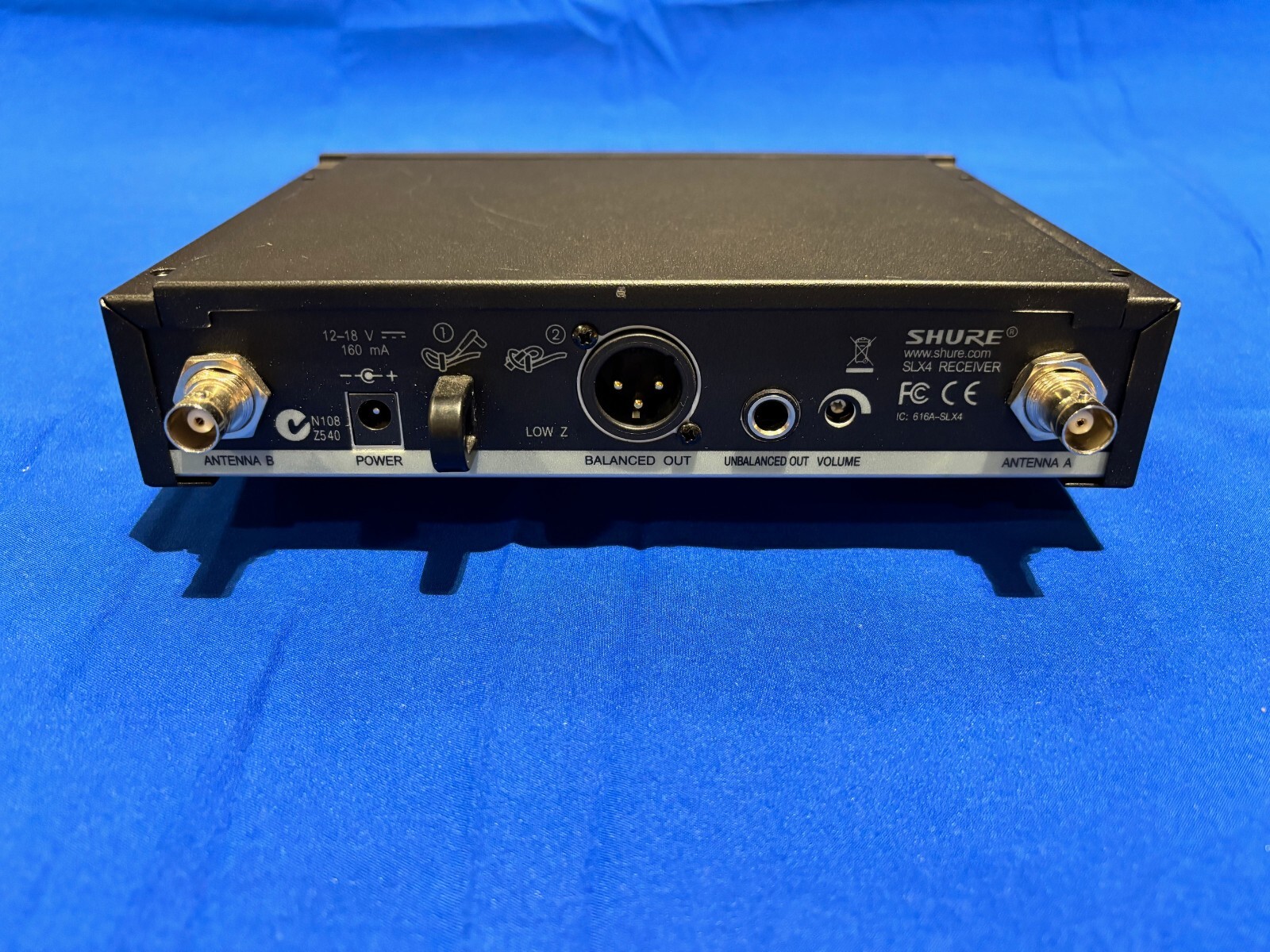Shure SLX4 Wireless Receiver (H5: 518 to 542 MHz)