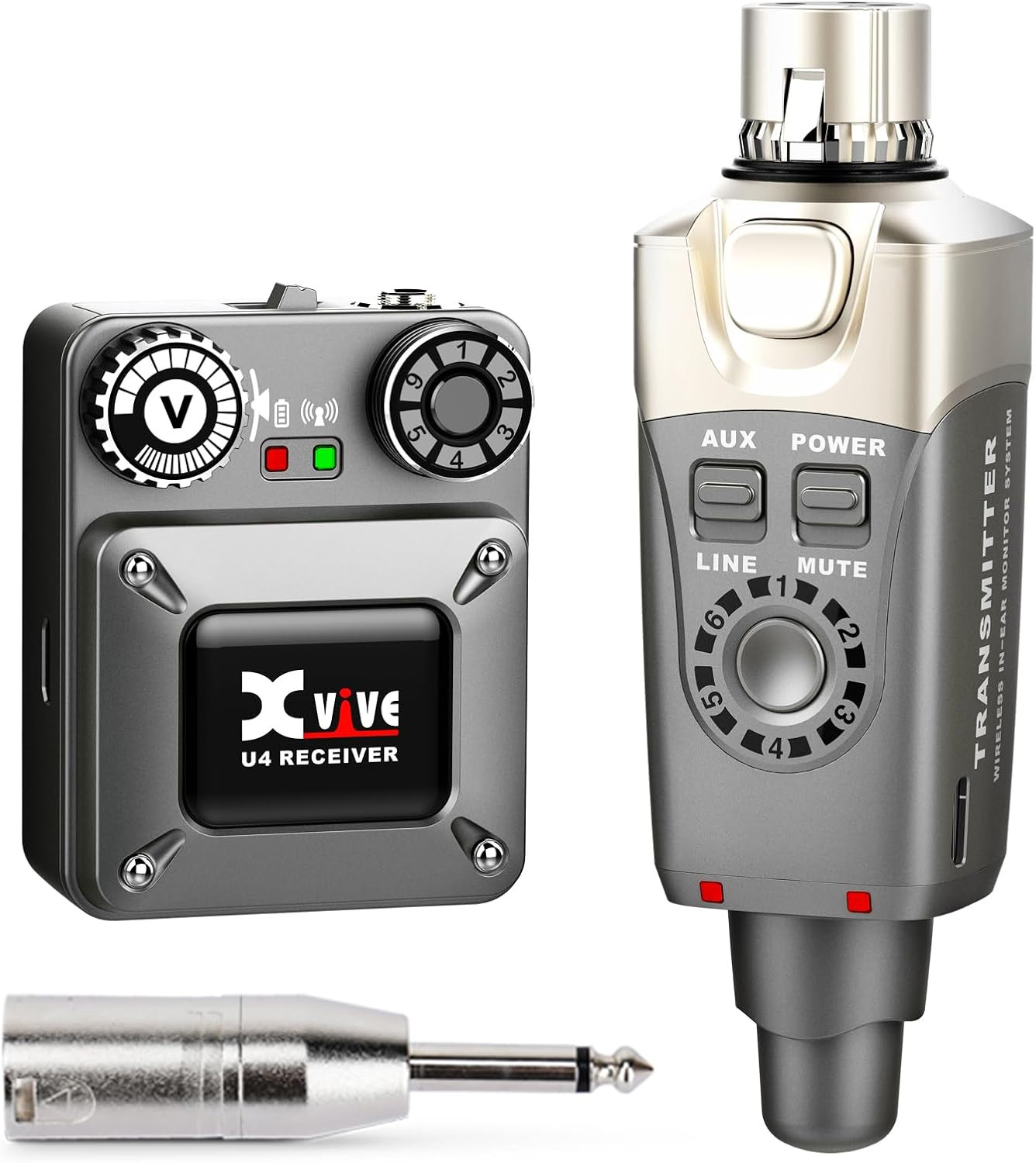 XVIVE U4 In-Ear Monitor Wireless System – Grey