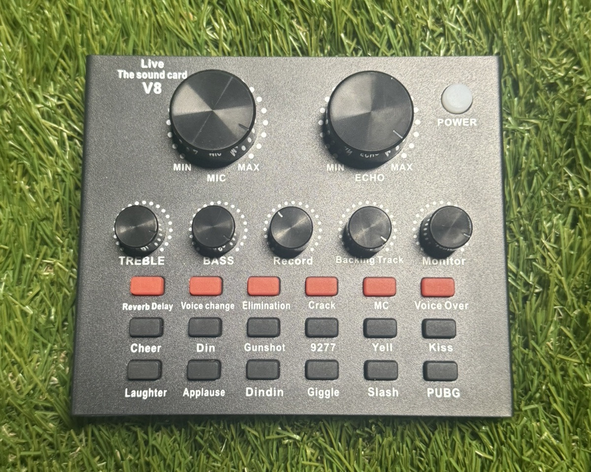 Live Sound Card Wired Condenser Microphone