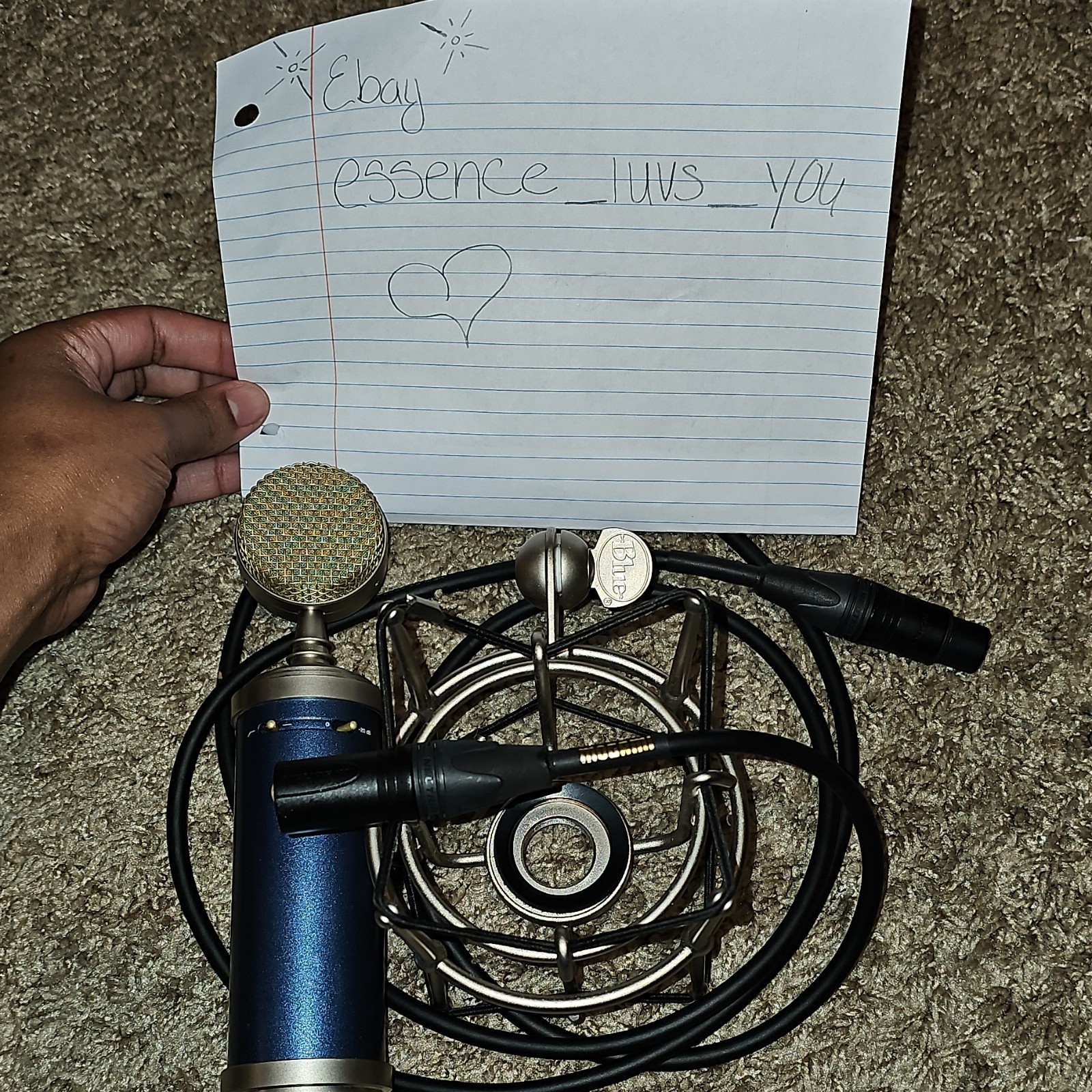 Blue Bluebird SL Condenser Microphone /Shock Mount /MORGAMI XLR Cable INCLUDED