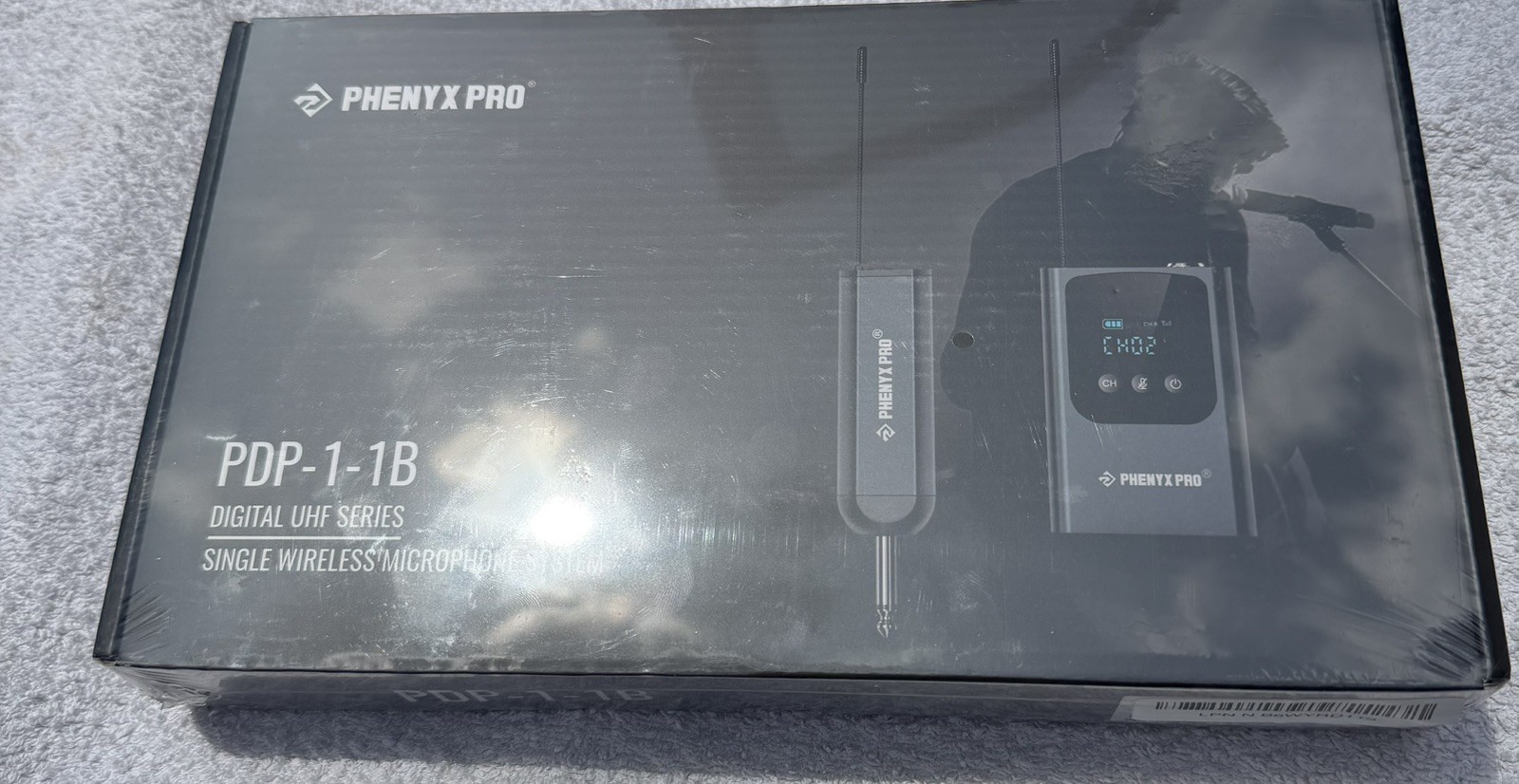 Phenyx Pro Single Digital Wireless Microphone System, w/Mini Receiver…PDP-1-1B