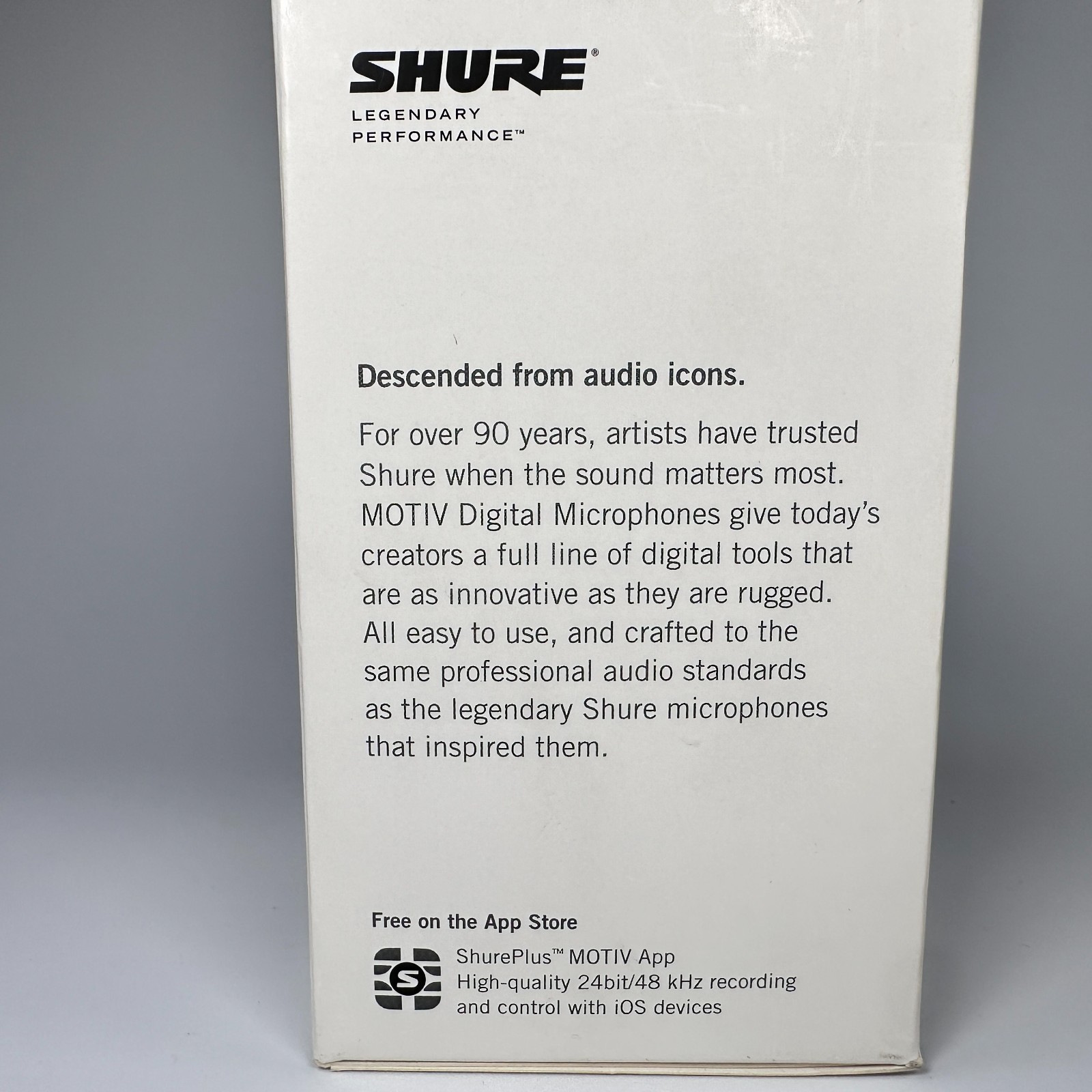 Shure MV88 Digital Stereo Condenser Microphone for iPhone iPad iPod NEW SEALED