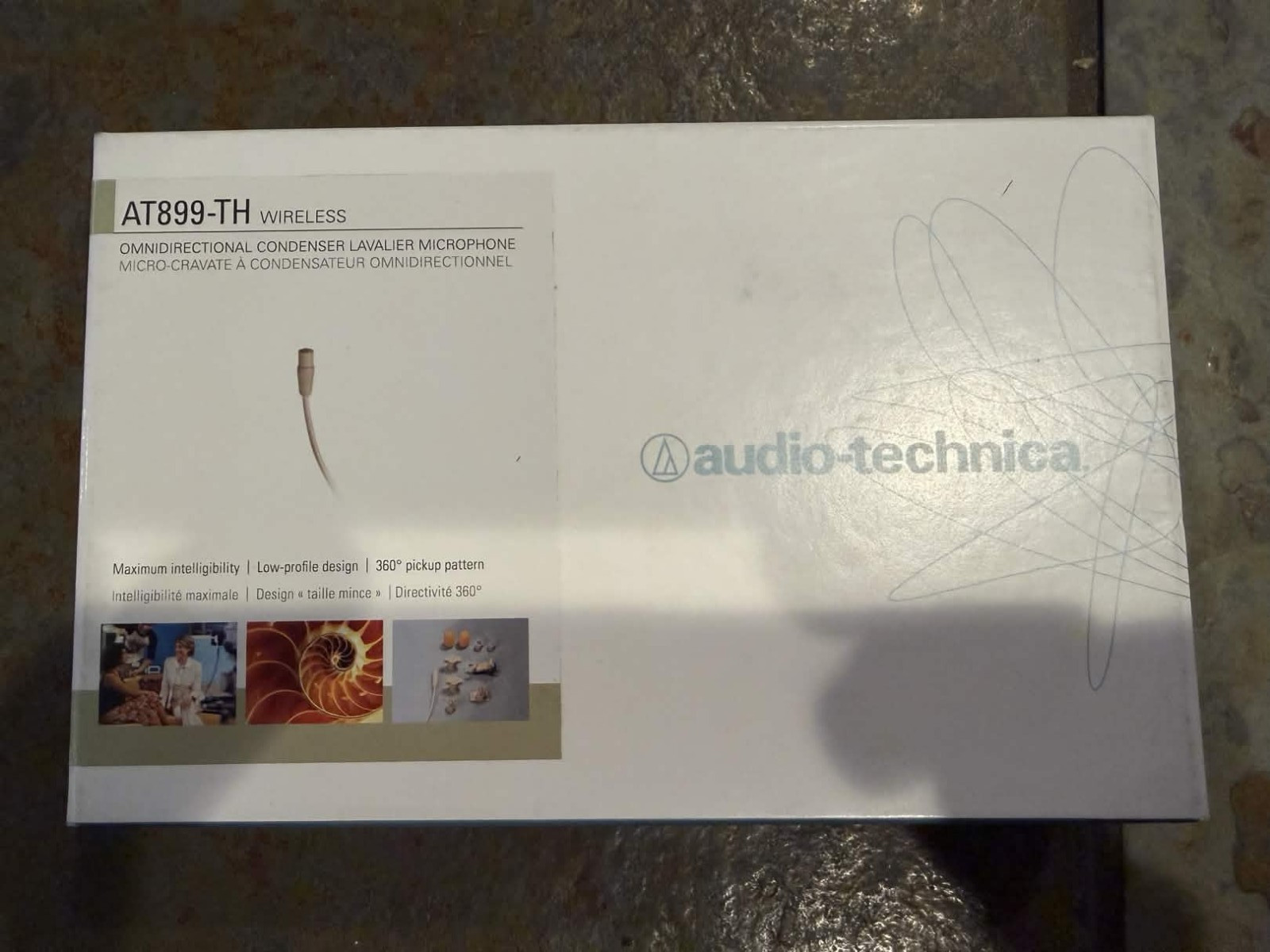 Audio-Technica AT899cW-TH Wireless Omnidirectional Lavalier Microphone
