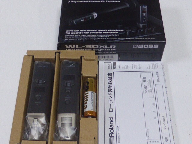 Boss WL-30XLR Wireless System Brand New