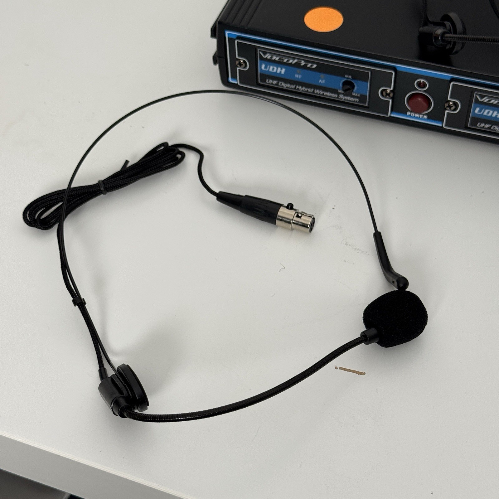 VocoPro UDH-DUAL-B 4-Channel Wireless Microphone System – 4 Bodypacks Headsets