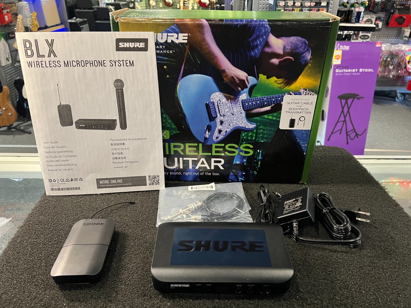 Shure BLX14H10 Wireless Guitar System ** In NEW Condition!