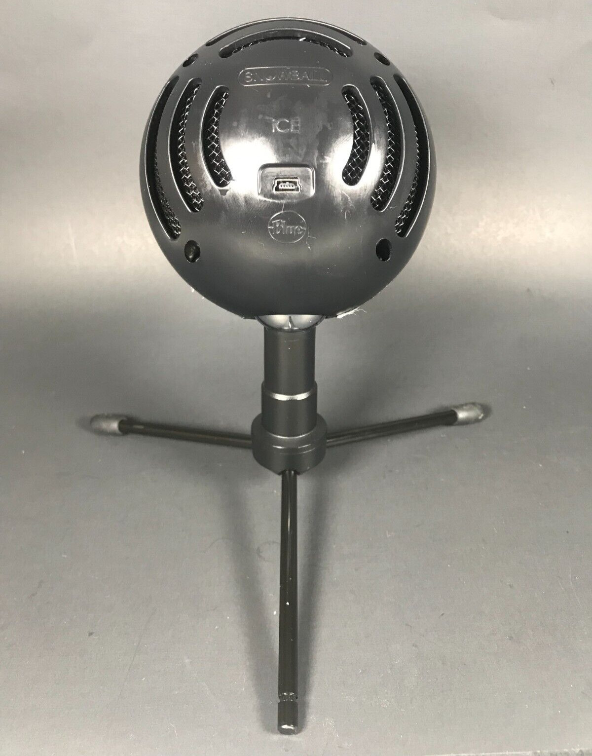 Blue Snowball iCE Microphone with Stand Plug-and-Play USB Condenser