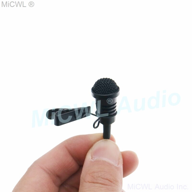 Tie Clip Lavalier Microphone for Shure 4Pin Mini XLR ULX SLX PGX GLX Wireless