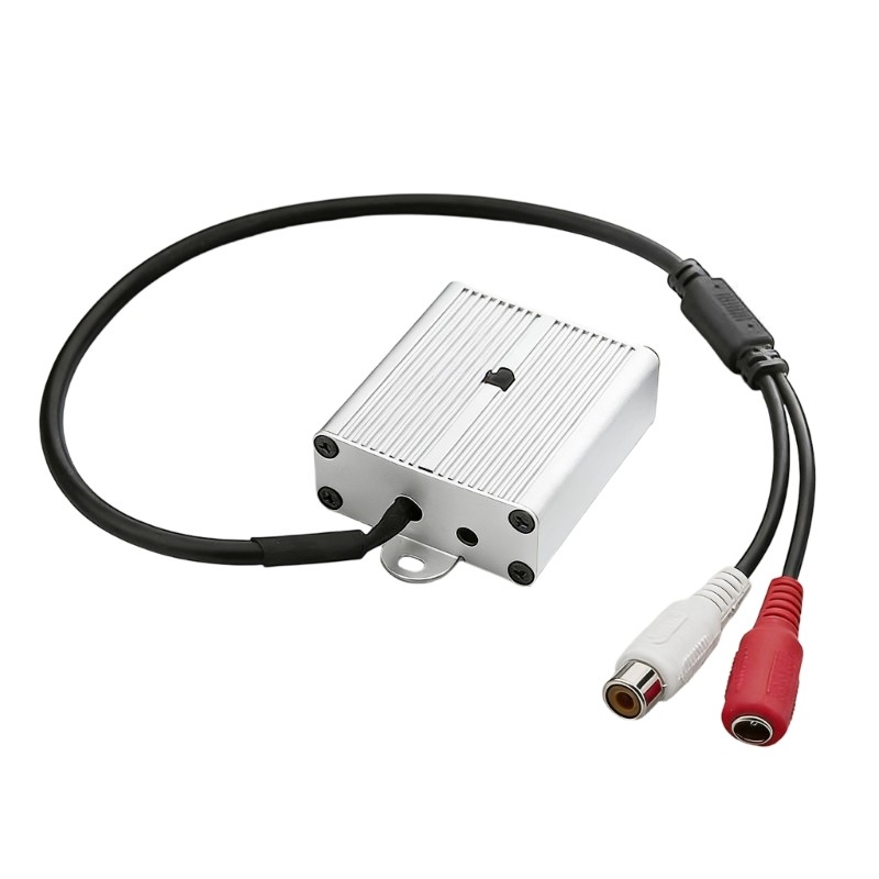 Clear Sound Recording Microphone HiFi Low Noise Auditory Pickup Mic Metal Case