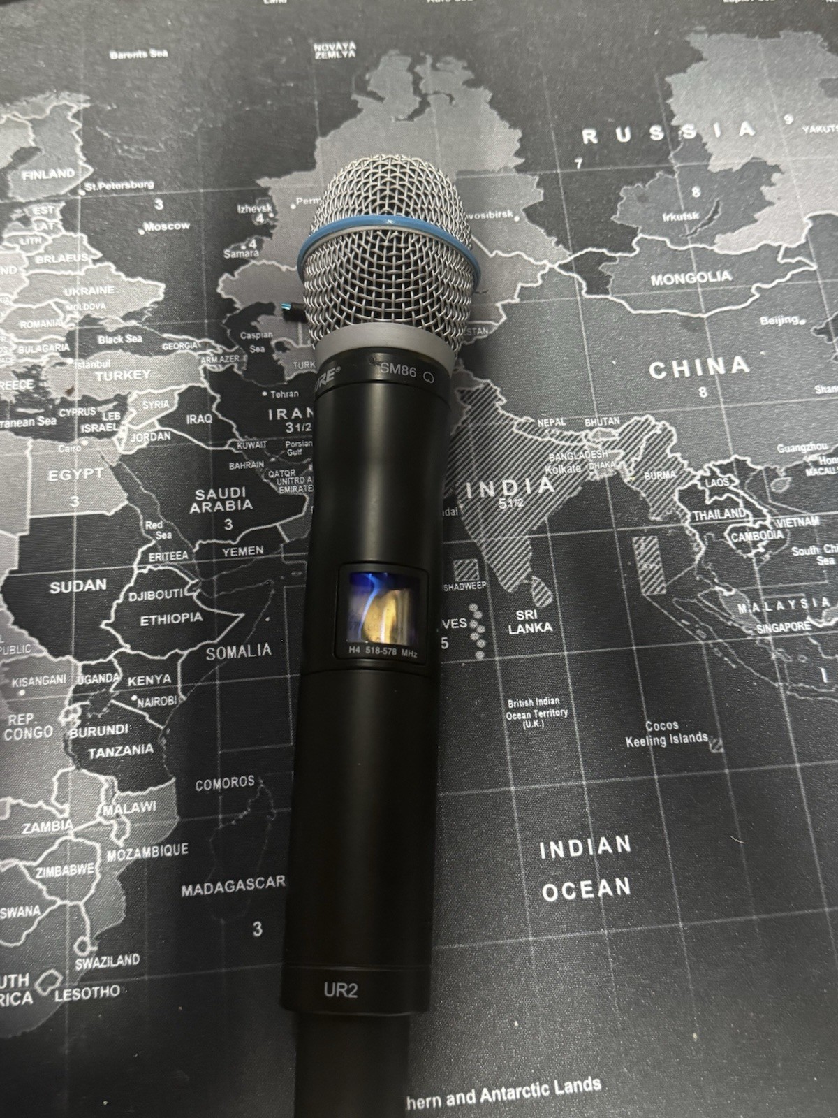 Shure UR2 SM86Handheld Wireless Transmitter Microphone, H4 518-578MHz