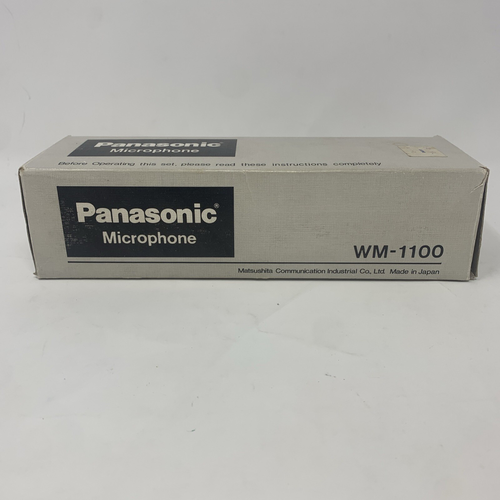 VTG Panasonic Microphone WM-1100 Non-Directional Dynamics Made in Japan