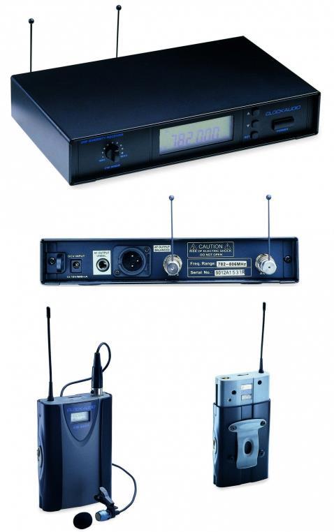 CLOCK AUDIO SUPER SOUNDING WIRELESS BELTPACK SYSTEM