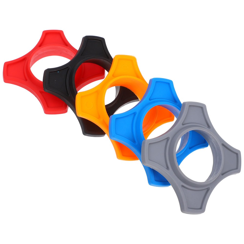 5pcs Microphone Silicone Stand Skidproof Circle Mic Anti- Replacement
