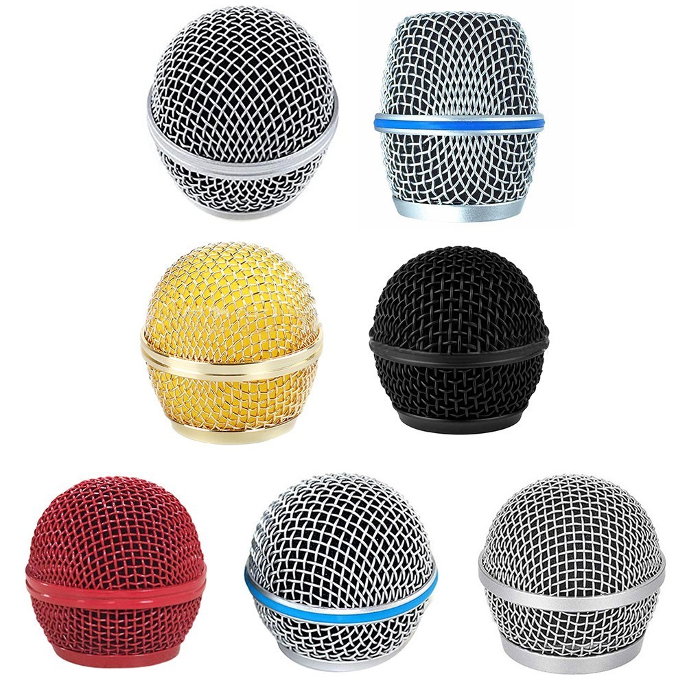 High-Quality Steel Replacement Mesh Head for 58 Microph – Fits for Shure Beta