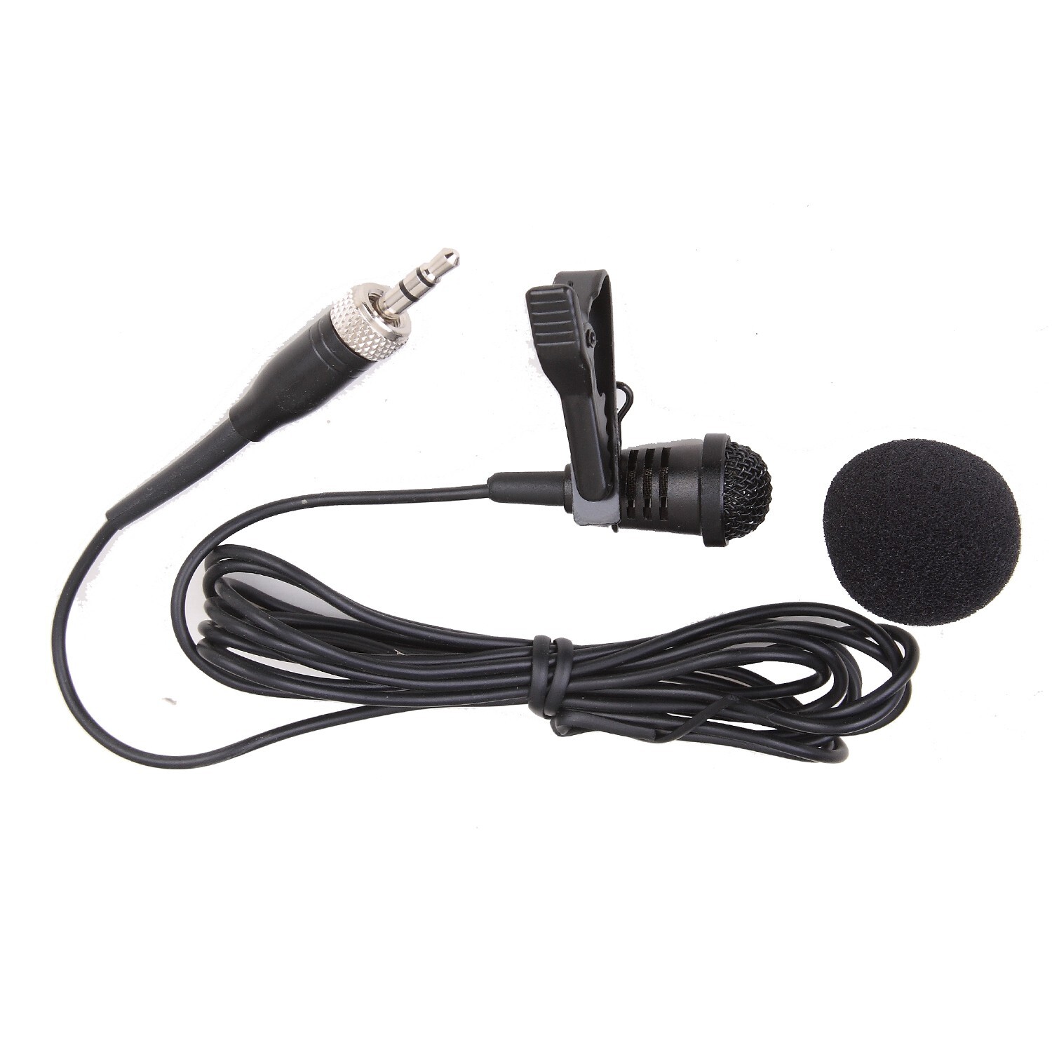 me4 Tie Clip Lavalier Microphone For Sennheiser Shure AKG BeltPack 3pin 4Pin 3.5