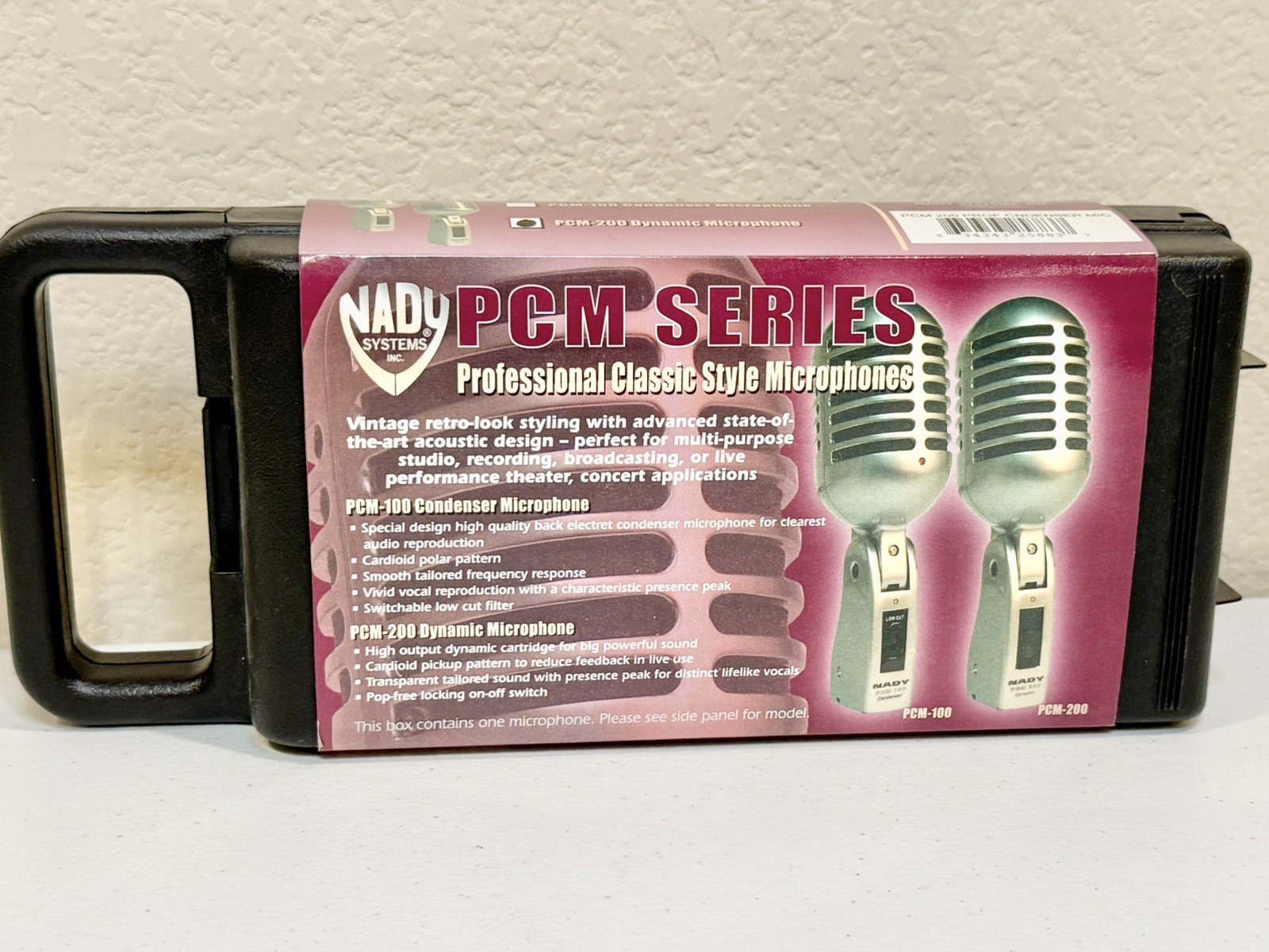 Nady PCM-200 Classic Dynamic Professional Performance Microphone with case