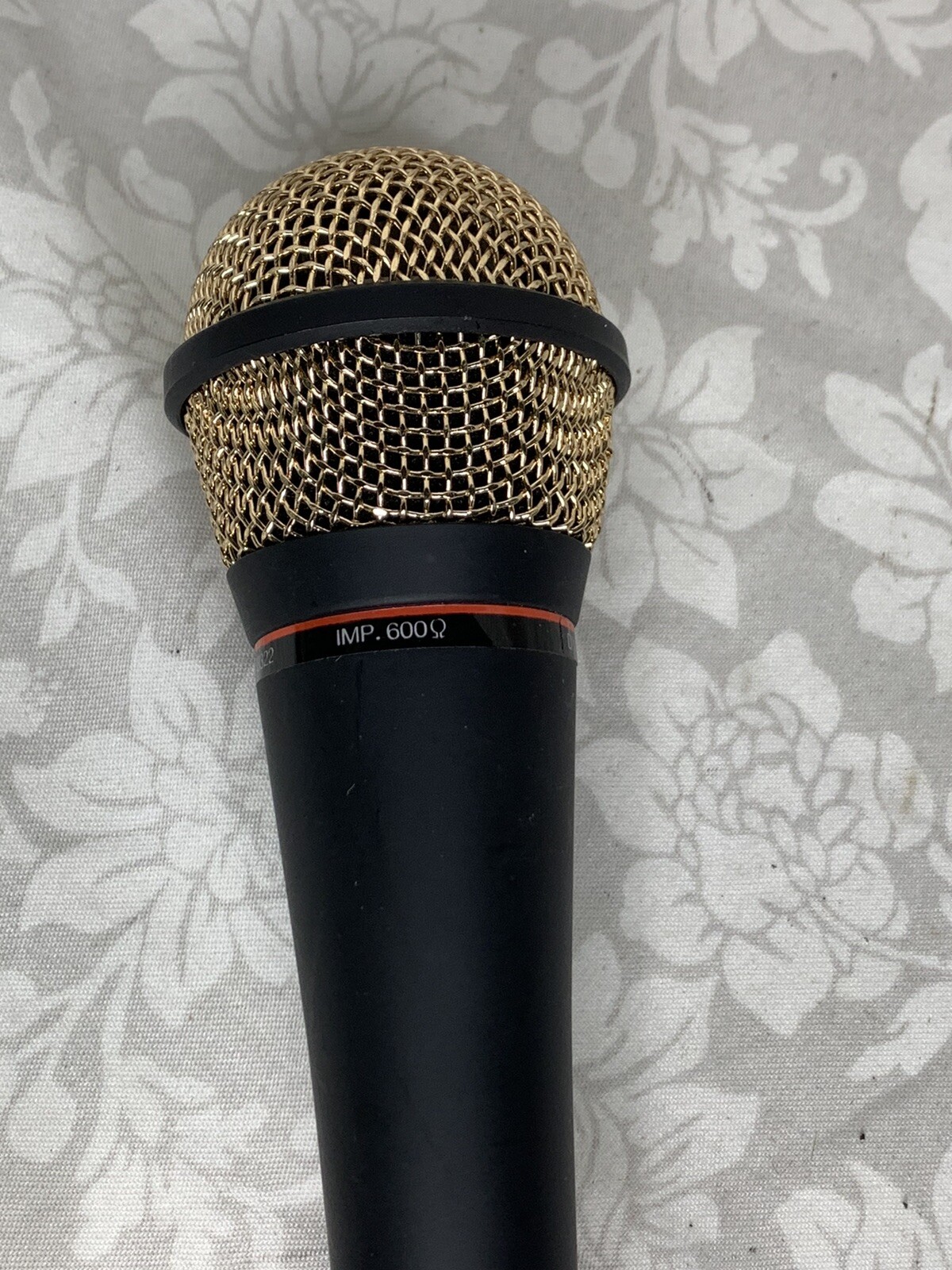 Sony F-VJ3322 Gold Impedance 600 Dynamic Vocal Wired Microphone Black (G3)