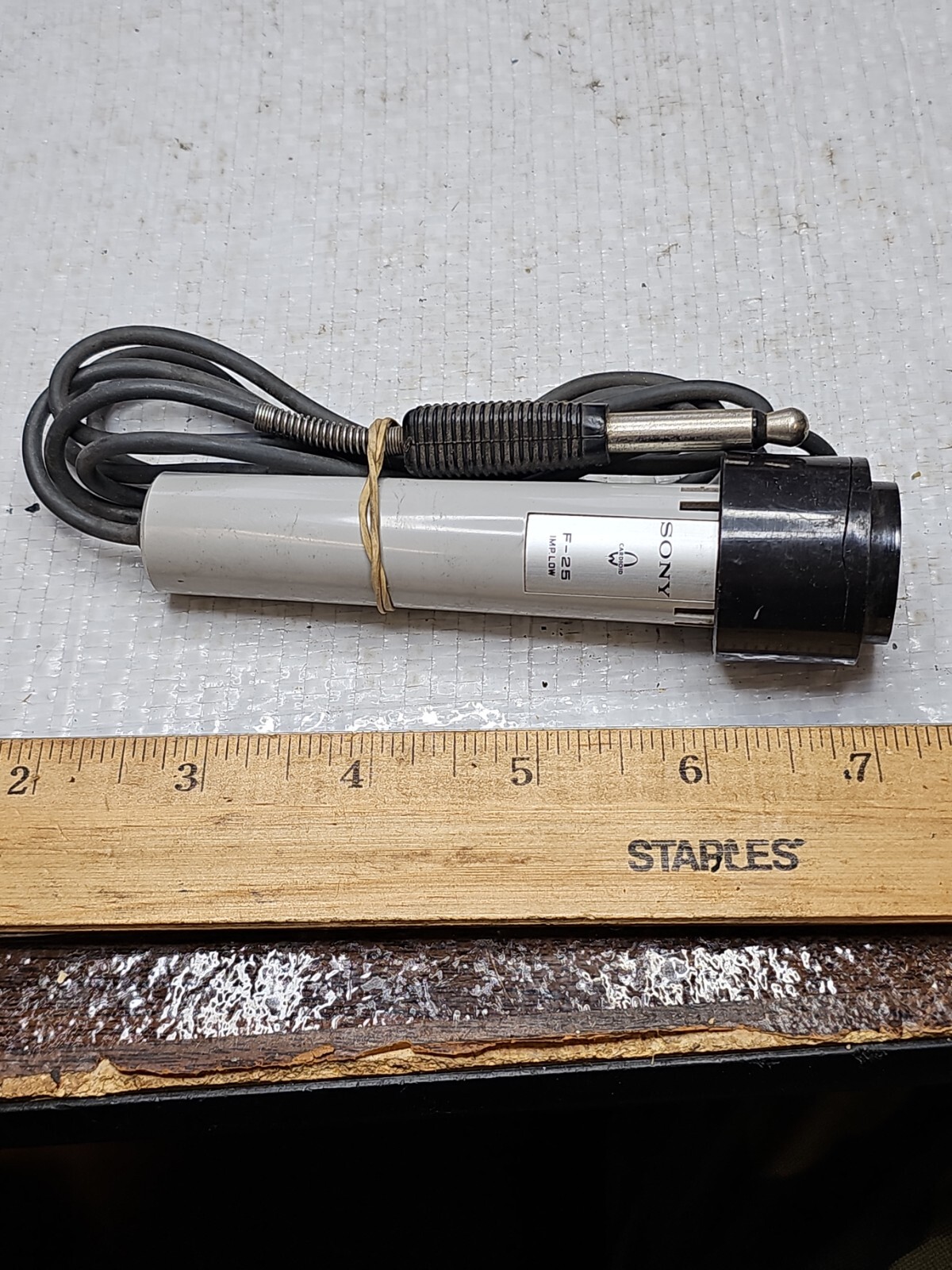 SONY F25 IMP LOW CARDIOID MICROPHONE GOOD CONDITION