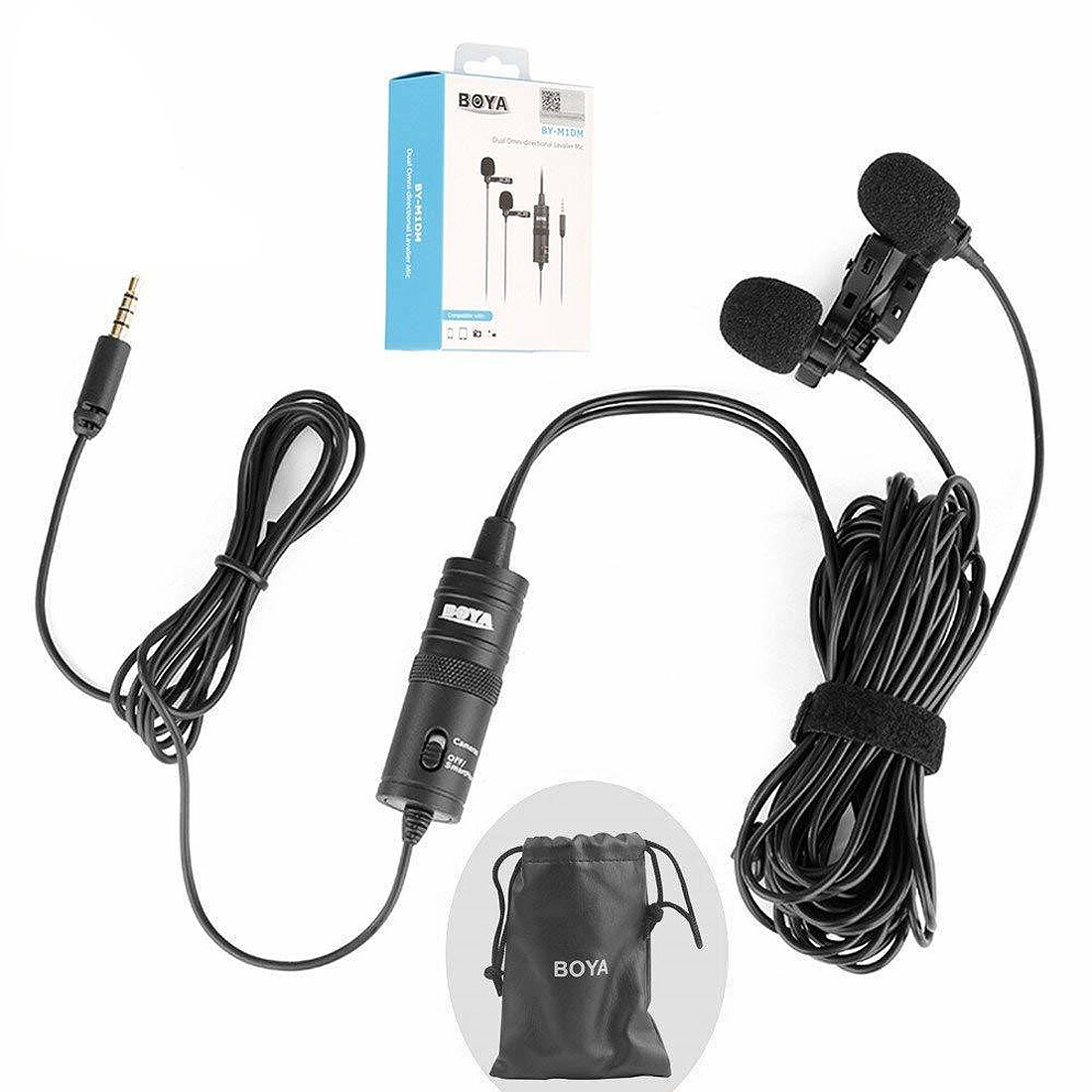 BOYA BY-M1DM Omni-directional Lavalier Microphone for Samsung Galaxy Note 9 8