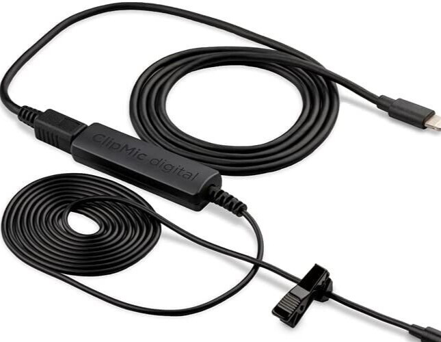 Apogee ClipMic Digital 2 – Pro Lavalier Microphone for Iphone, Mac and Windows