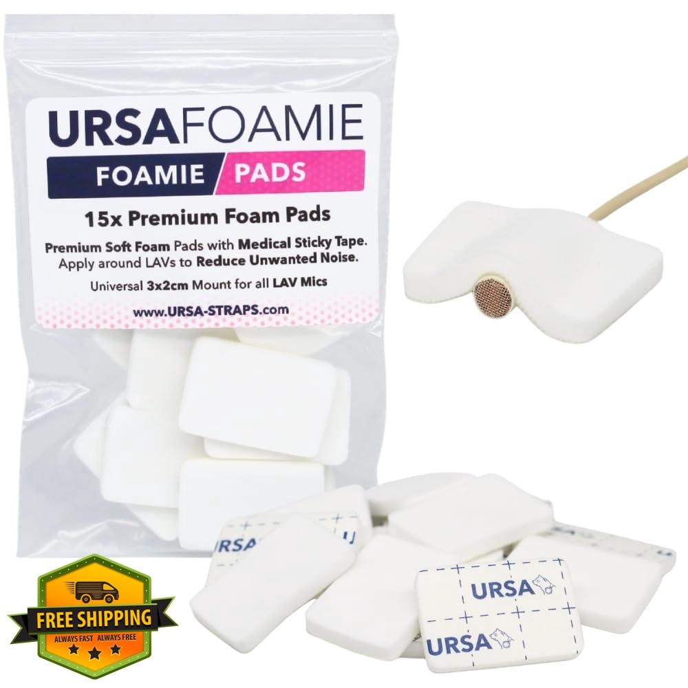 URSA Foamie Pads Lavalier Mic White 12pk