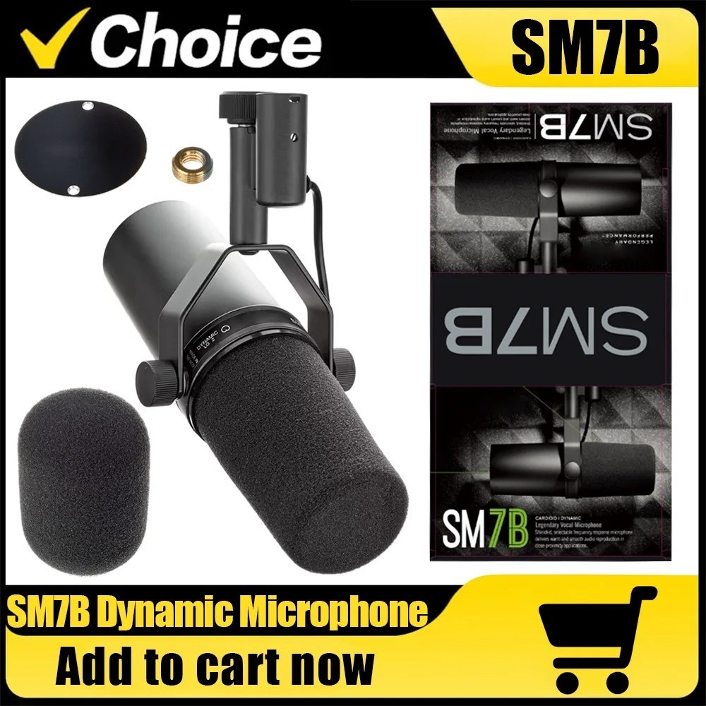 SM7B Cardioid Dynamic Microphone Sm7b 7B Studio Selectable Frequency Response